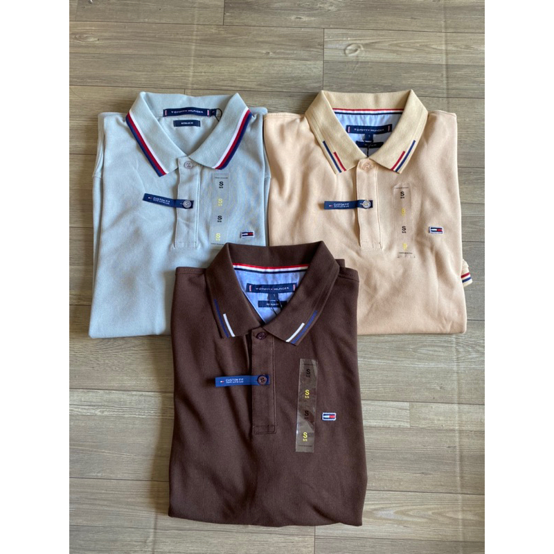áo thun cotton vải cá sấu cổ polo nhà tôm my xịn vnxk