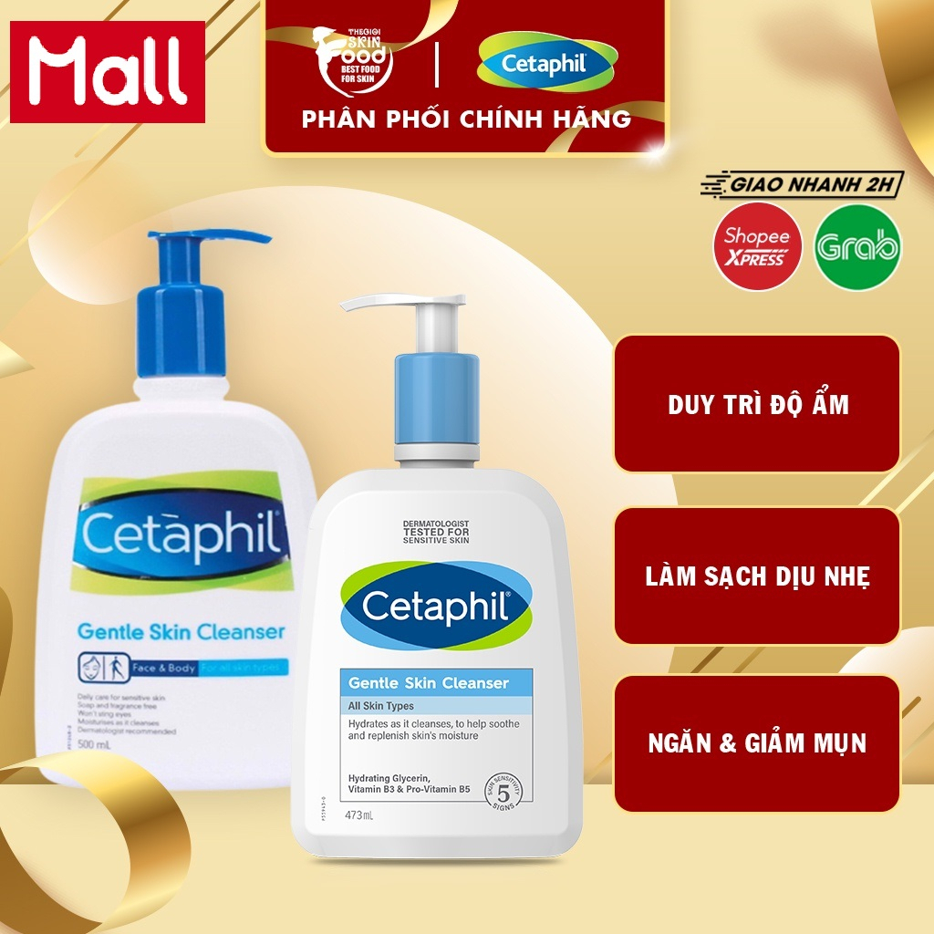 Sữa Rửa Mặt Cetaphil Gentle Skin Cleanser 473ml