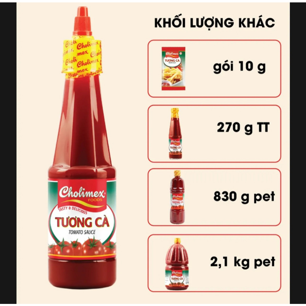TƯƠNG CÀ CHOLIMEX 270GR