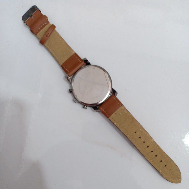 Đồng hồ nam si nhật dây da hiệu NO BRAND phù hợp nam tay to