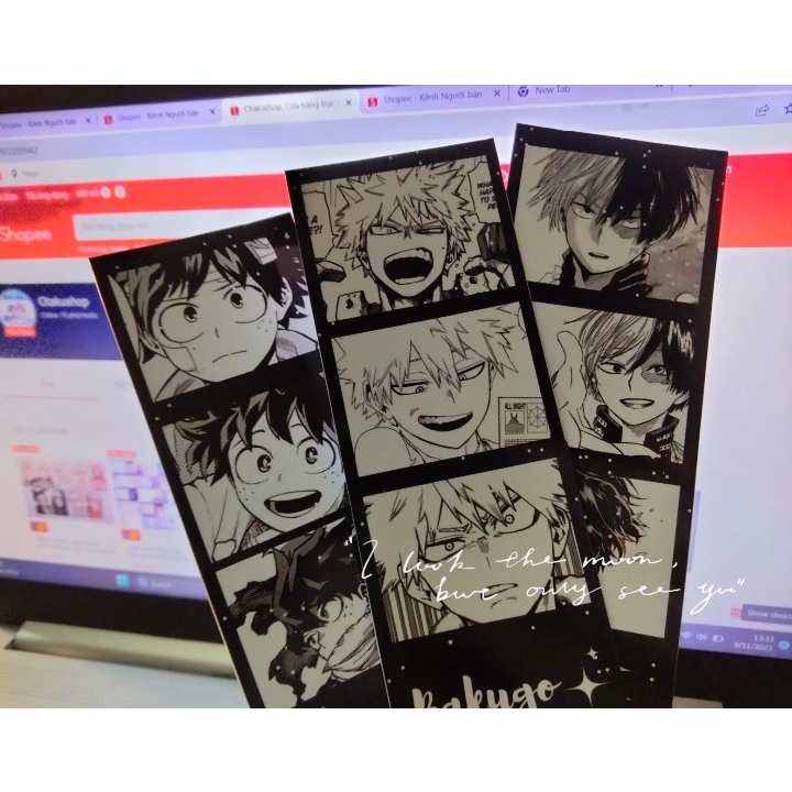 Photostrip/ Pola AnimeMy hero Academia char Bakugo, Deku, Shoto