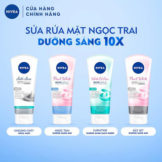 Sửa rửa mặt nivea nữ đủ loại 100g