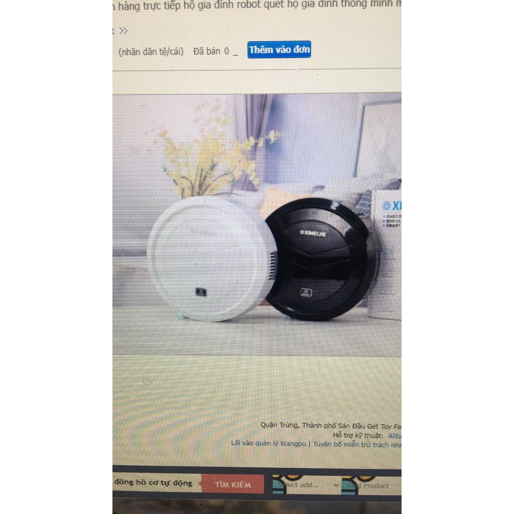 Robot quét nhà hút bụi lau nhà thông minh đa chức năng giá rẻ