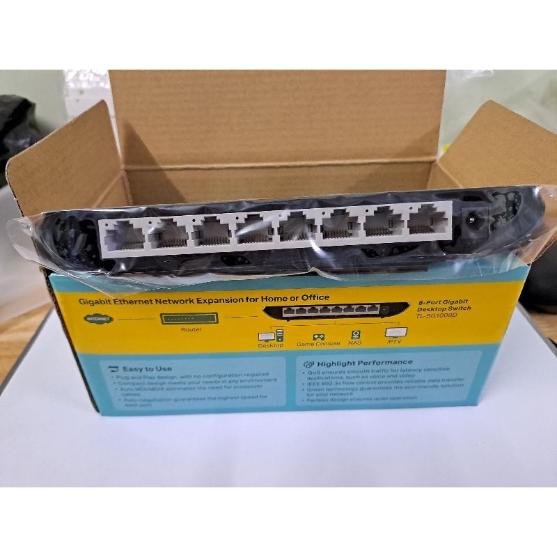 Switch chia mạng 8 cổng TP-Link TL-SG1008D(giá chưa VAT)