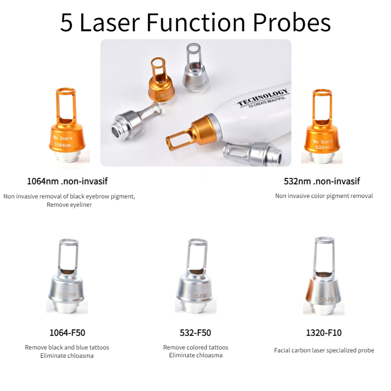 Máy Xoá Xăm Laser Mini di động Không Xâm Lấn - Không Cần Thêm Nước