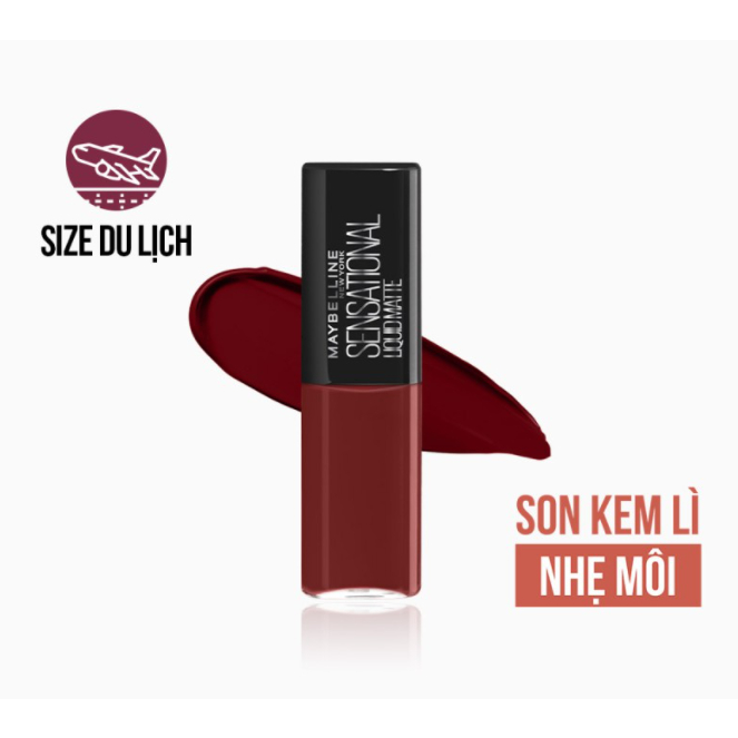 Son Kem Lỳ Maybelline Sensational Màu 17 - Minisize 2.7ml