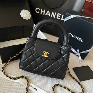 Túi cầm tay đeo chéo chaneo 2 quai mới size 20 vừa điện thoại
