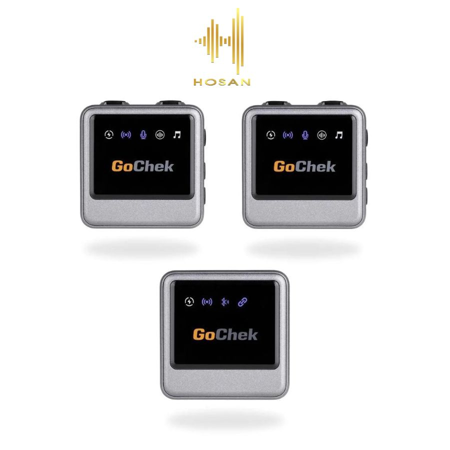 Micro thu âm không dây HOSAN gochek B Ultra Plus chuyên nghiệp tích hợp sử dụng đa thiết bị đa chức năng