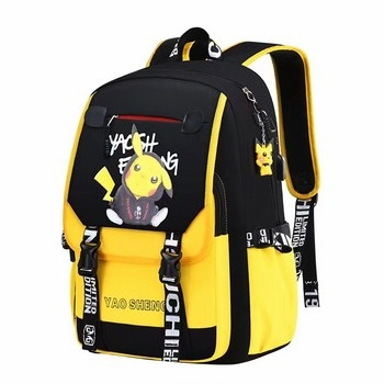 Balo chống gù, Balo Học Sinh Hình Pikachu Siêu Nhẹ Cho Bé