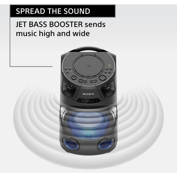 Dàn Âm Thanh Hifi Sony MHC-V13 | Tích hợp công nghệ BLUETOOTH | Hai Loa tweeter hiệu suất cao | HÀNG CHÍNH HÃNG