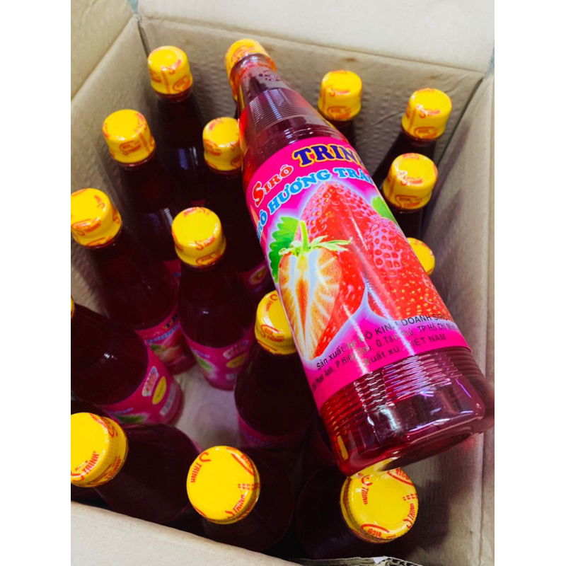 Siro trinh đủ mùi chai 600ml