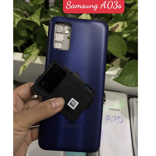 <<Ảnh thật>>Bộ vỏ zin Samsung A03s (bộ kèm kính camera.nút bấm)