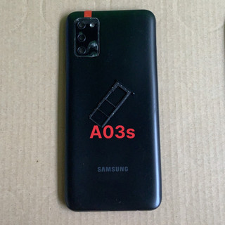 <<Ảnh thật>>Bộ vỏ zin Samsung A03s (bộ kèm kính camera.nút bấm)