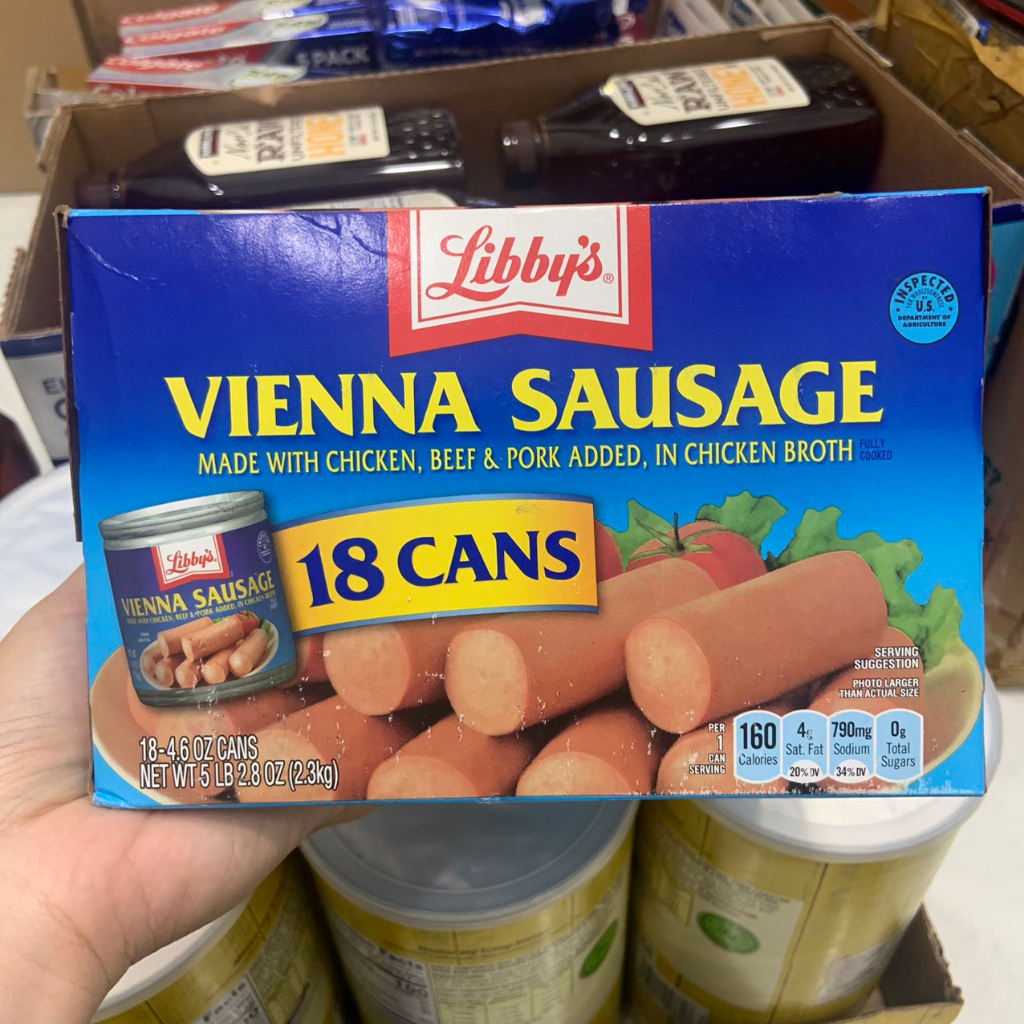 Xúc xích đóng hộp date 7/2025 Libbys Vienna Sausage - EDS Hàng Mỹ