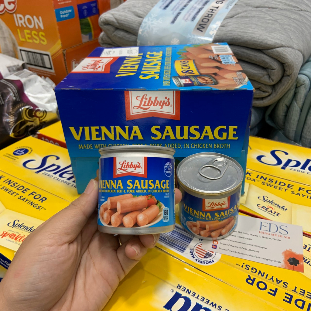Xúc xích đóng hộp date 7/2025 Libbys Vienna Sausage - EDS Hàng Mỹ