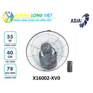 Quạt trần đảo Asiavina X16002( Có điều khiển)[ Giao hàng hỏa tốc Nowship/Grab Tp.HCM 12h]