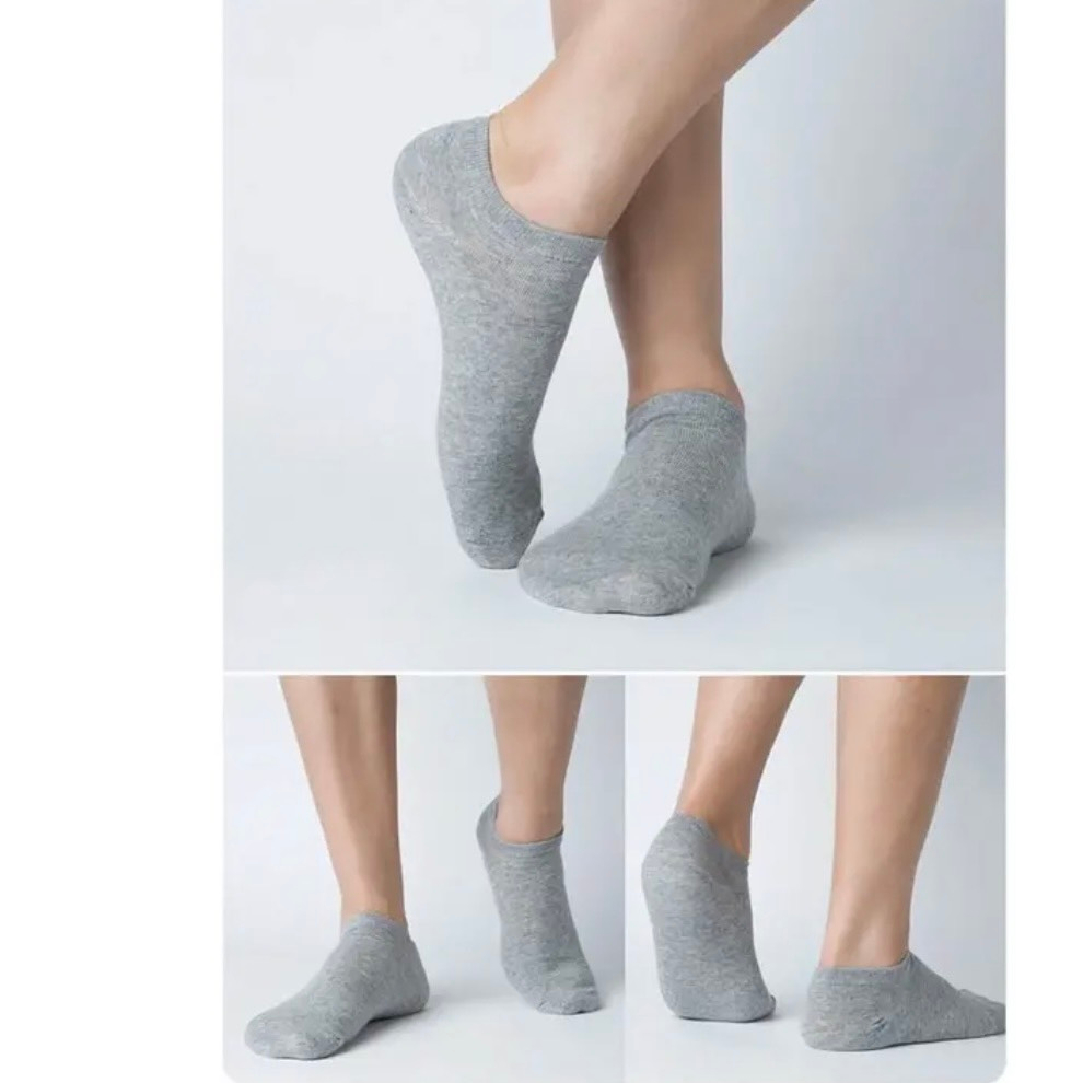 Tất vớ nam nữ trơn cotton mang dưới mắt cá chân kháng khuẩn MRSOCKS VL020