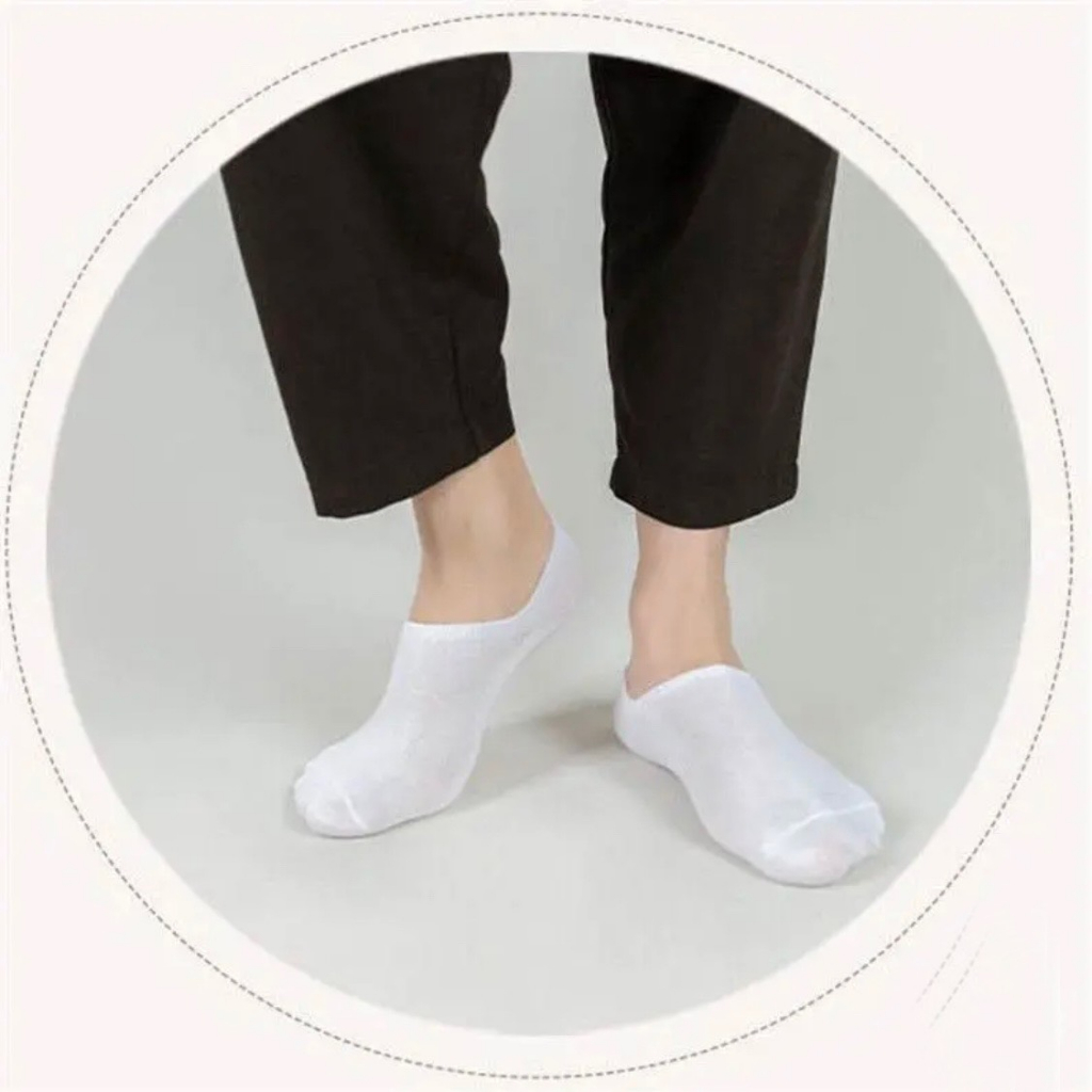 Tất vớ nam nữ trơn cotton mang dưới mắt cá chân kháng khuẩn MRSOCKS VL020