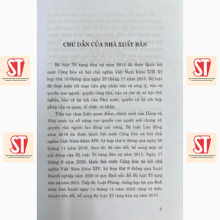 BỘ LUẬT TỐ TỤNG DÂN SỰ ( SỬA ĐỔI, BỔ SUNG NĂM 2019, 2020,2022)