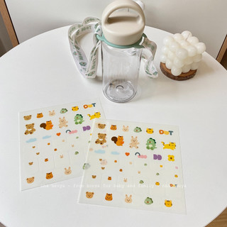 MIẾNG DÁN STICKER HÌNH THÚ DOTTODOT