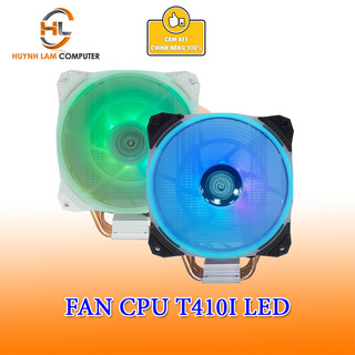 Quạt tản nhiệt CPU T410i Fan VSP 12cm Led RGB Dùng Cho Tất Cả Socket Chính Hãng