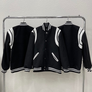 [ Rẻ vô địch ] Áo khoác bomber nỉ hai vạch