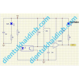 2 cái module cảm biến hồng ngoại đọc encoder LM393 kde0003