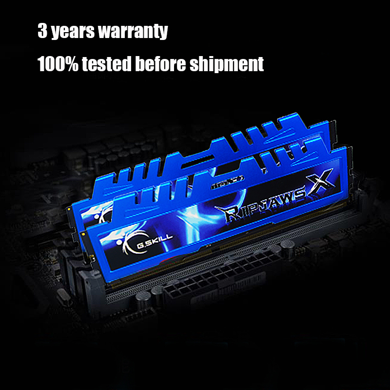 G.SKILL  8GB Desktop RAM  DDR3 1333/1600/1866/2133/2400MHZ DIMM  PC Gaming RAM