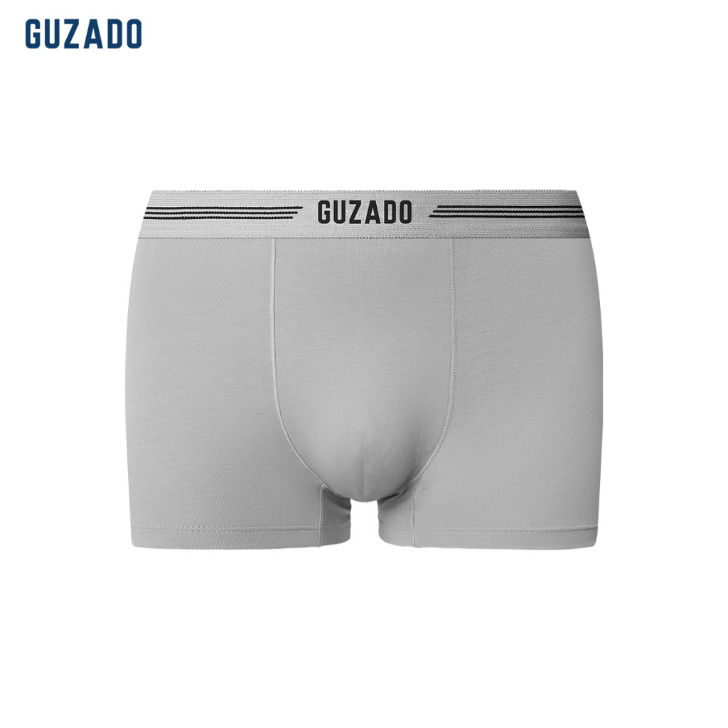 COMBO 3 quần lót nam Guzado Mẫu Boxer Cotton Bamboo Thoáng Khí Vượt Trội,Co Giãn Thoải Mái CB3GBX02