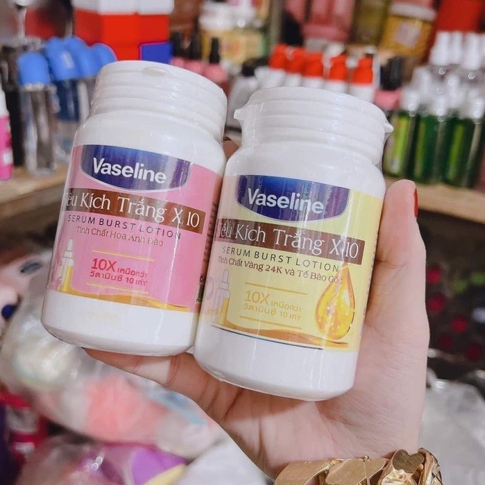 Kem Kích trắng Thái Lan Kích trắng Vaseline x10 250gr-500gr