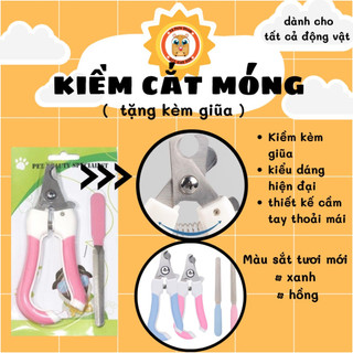 Kiềm cắt móng kèm dũa dành cho chó mèo