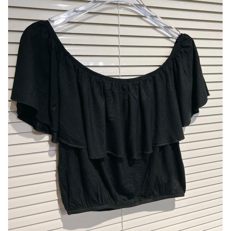 ÁO CROPTOP BẸT VAI BÈO NHÚN