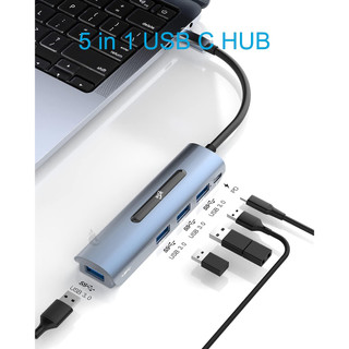 Hub type c , , , hub chuyển type c sang pd, usb 3.0, usb-c, lan, vga, hdmi 4k