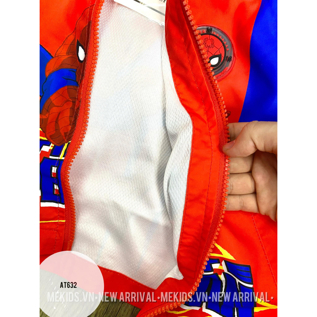 Áo khoác gió siêu nhân size 110-150