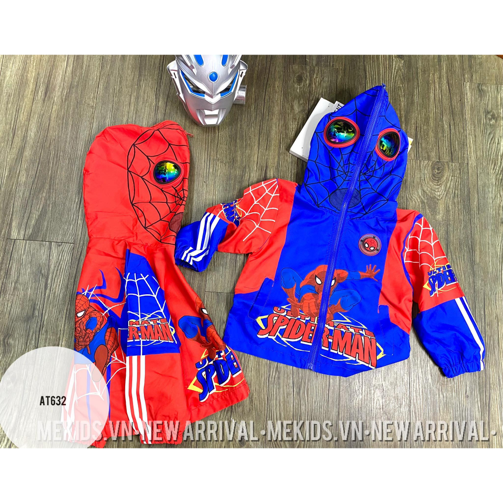 Áo khoác gió siêu nhân size 110-150