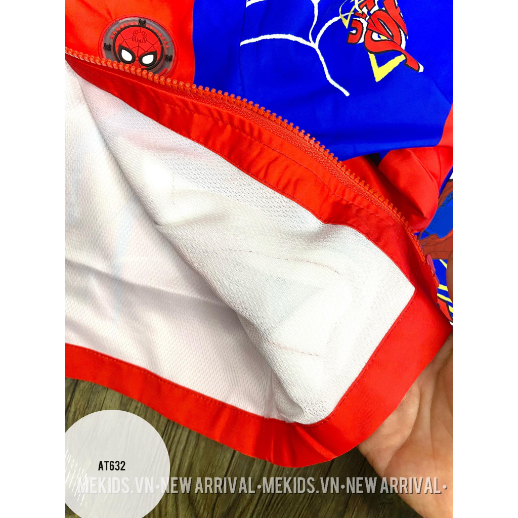 Áo khoác gió siêu nhân size 110-150