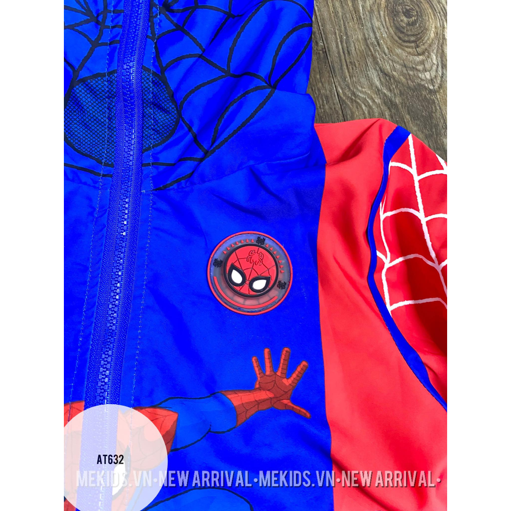 Áo khoác gió siêu nhân size 110-150