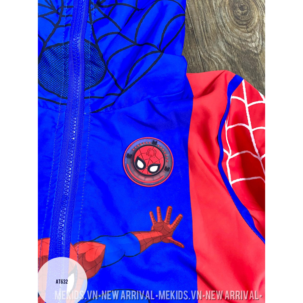 Áo khoác gió siêu nhân size 110-150