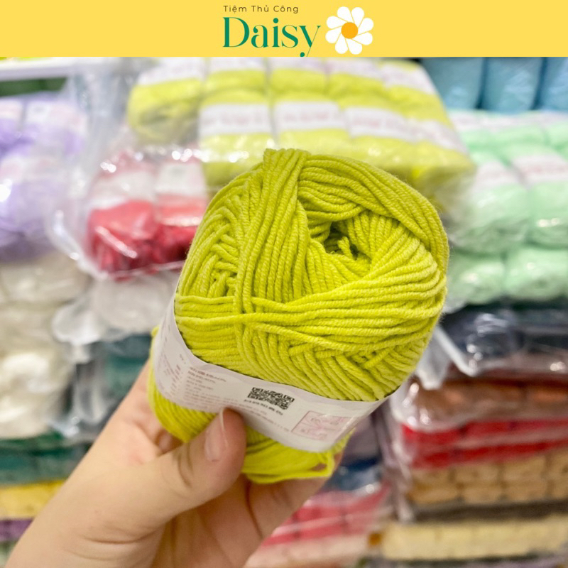 Len Baby Yarn Loại 1 chính hãng - Len móc áo, móc thú, móc đồ cho em bé