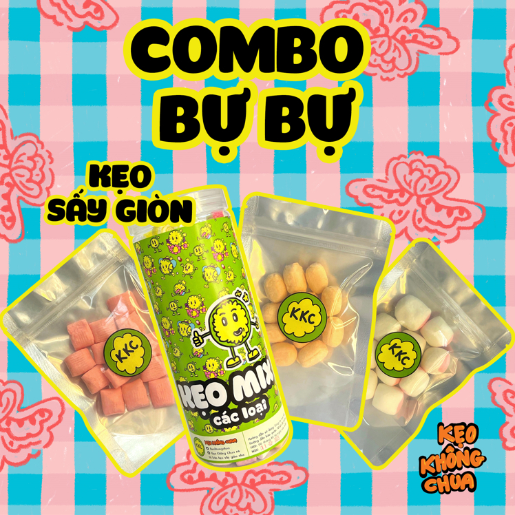 Combo BỰ BỰ - KẸO SẤY GIÒN ĂN VẶT SIÊU NGON