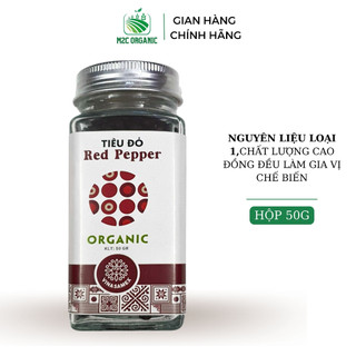 Tiêu đỏ hữu cơ nguyên hạt Vinasamex 50g