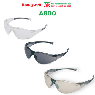 Kính bảo hộ lao động honeywell a800 chống trầy xước, chống tia uv, chống lóa