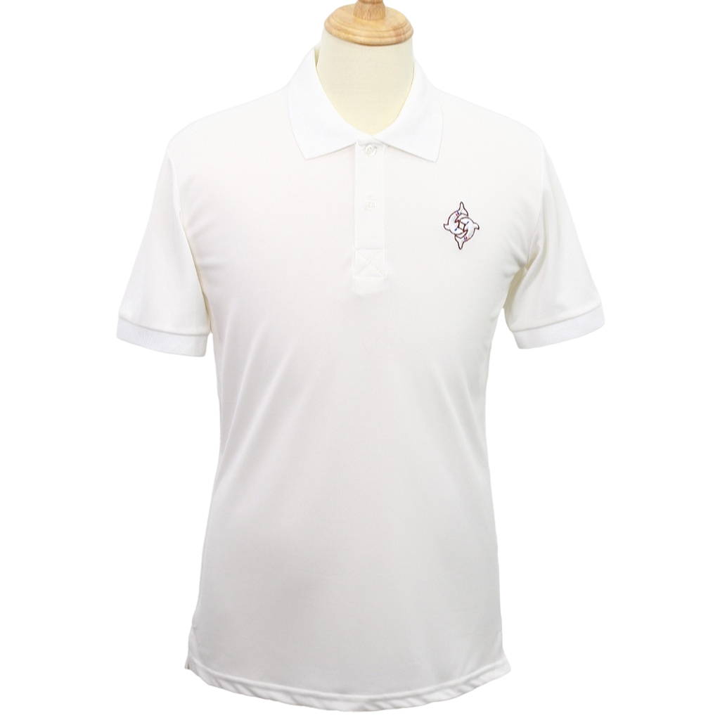 PL6 - Áo Polo Nam cổ bẻ thêu hình cá heo- thun basic cộc tay vải cá sấu cotton, chuẩn form 2 màu cơ bản