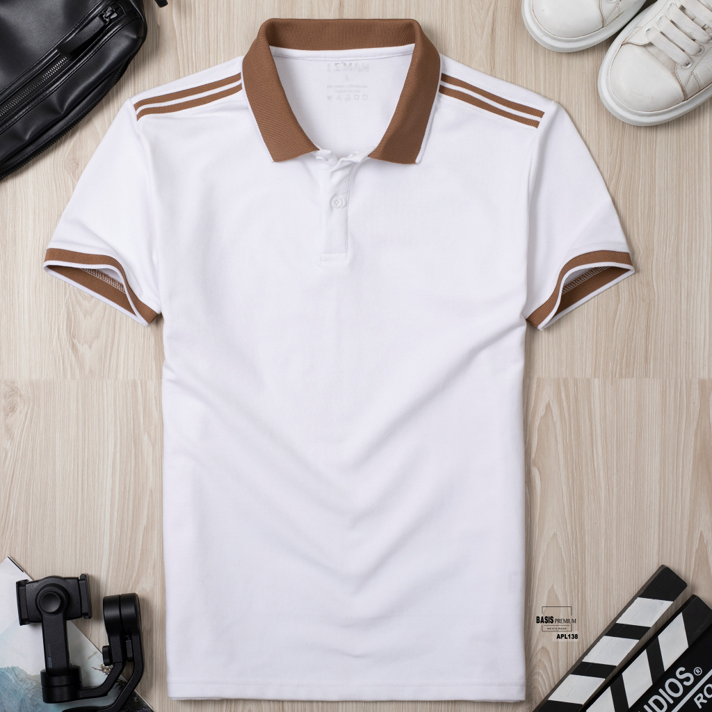 PL3 - Áo POLO Nam trơn basic , áo thun nam có cổ bẻ chất cotton cá sấu dày dặn mặc thoáng mát