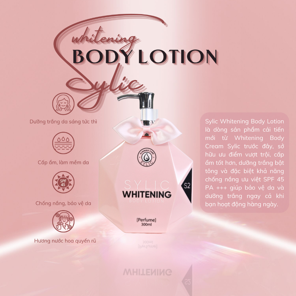 Kem dưỡng trắng da Slimmingcare Sylic whitening Body Lotion lọ to 300g