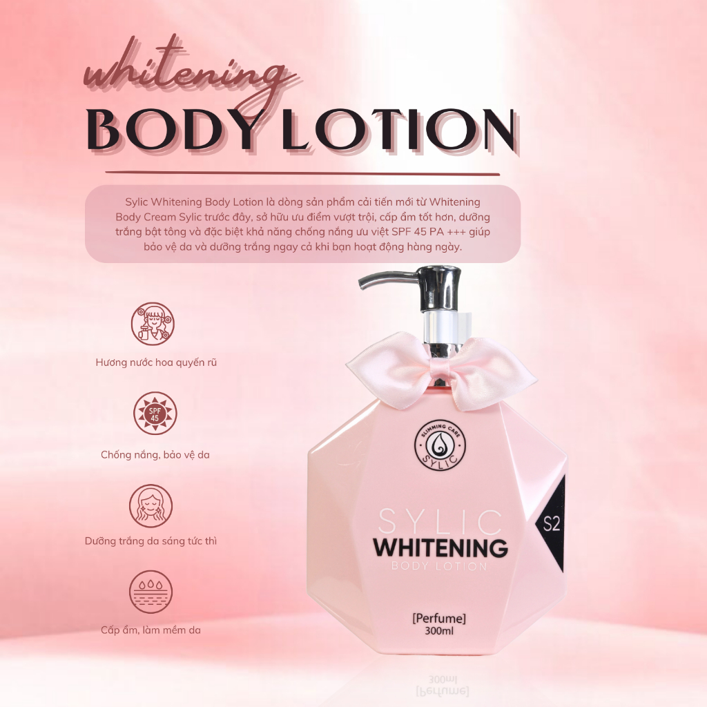 Kem dưỡng trắng da Slimmingcare Sylic whitening Body Lotion lọ to 300g