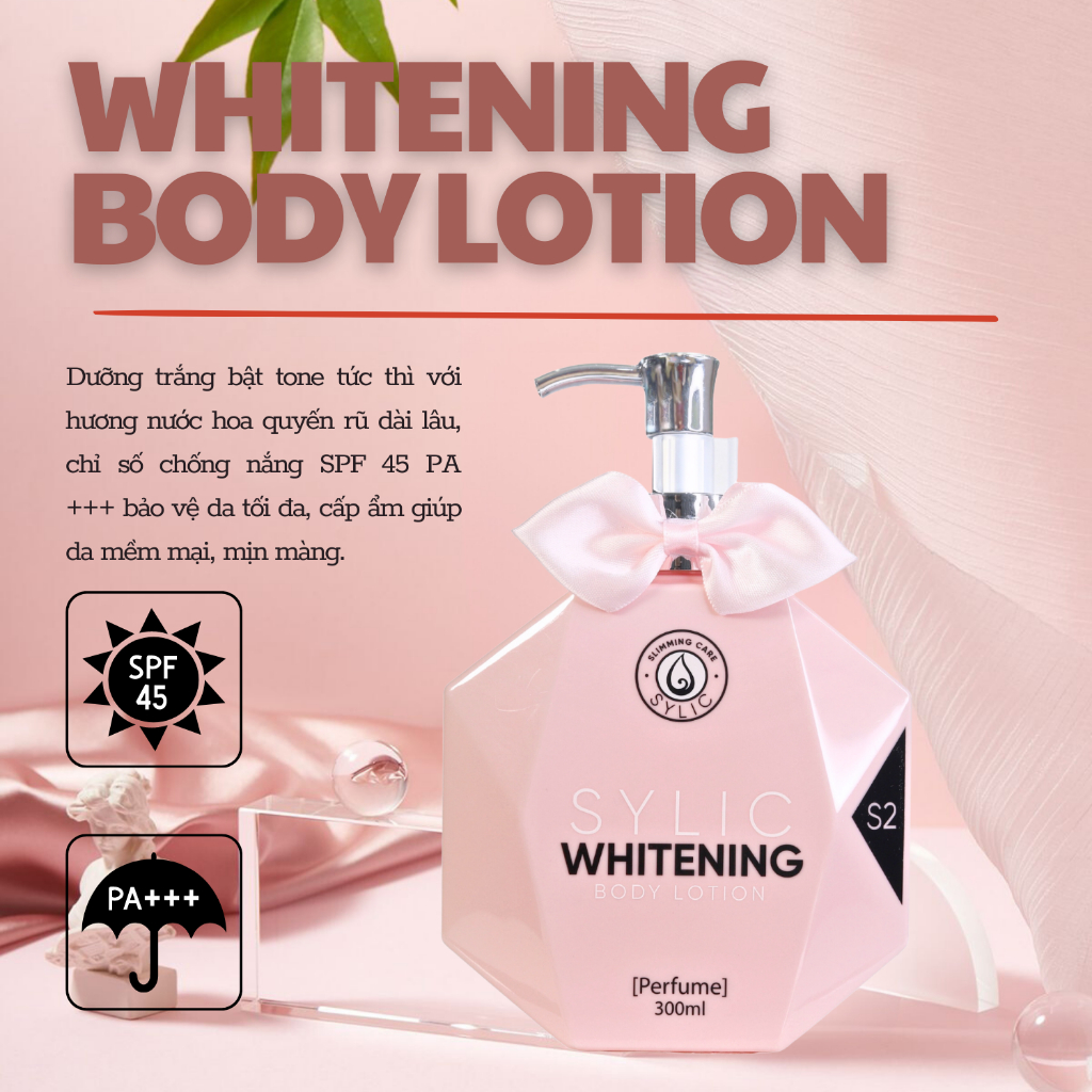 Kem dưỡng trắng da Slimmingcare Sylic whitening Body Lotion lọ to 300g