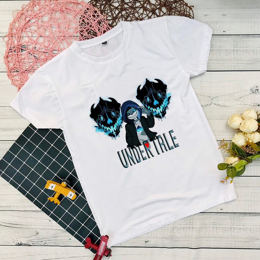 Áo thun bé trai hình Sans - Undertale