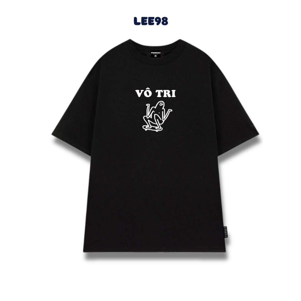 Áo thun nam nữ tay ngắn in chữ vô tri hot tred, áo phông chất cotton mềm mát LEE98