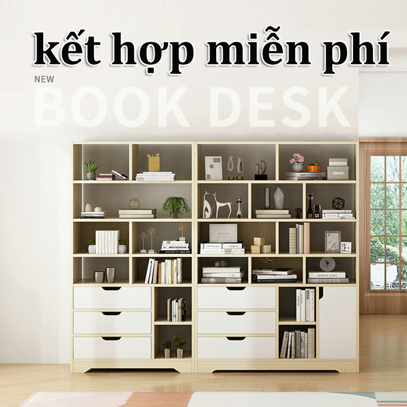 ZEN kệ sách để Để Sàn Gỗ Chống Ẩm Cao Cấp bàn gỗ Kệ đa năng Tủ Kệ Sách Gỗ Để Sàn Đẹp Hiện Đại